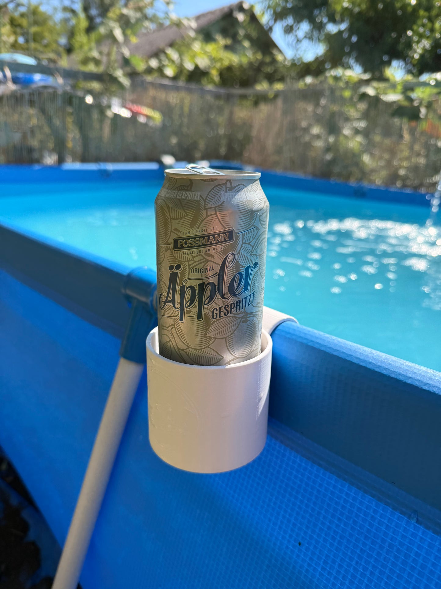 AquaWerk CanHold – Stabiler Dosen- & Flaschenhalter für Bestway & Intex Pools
