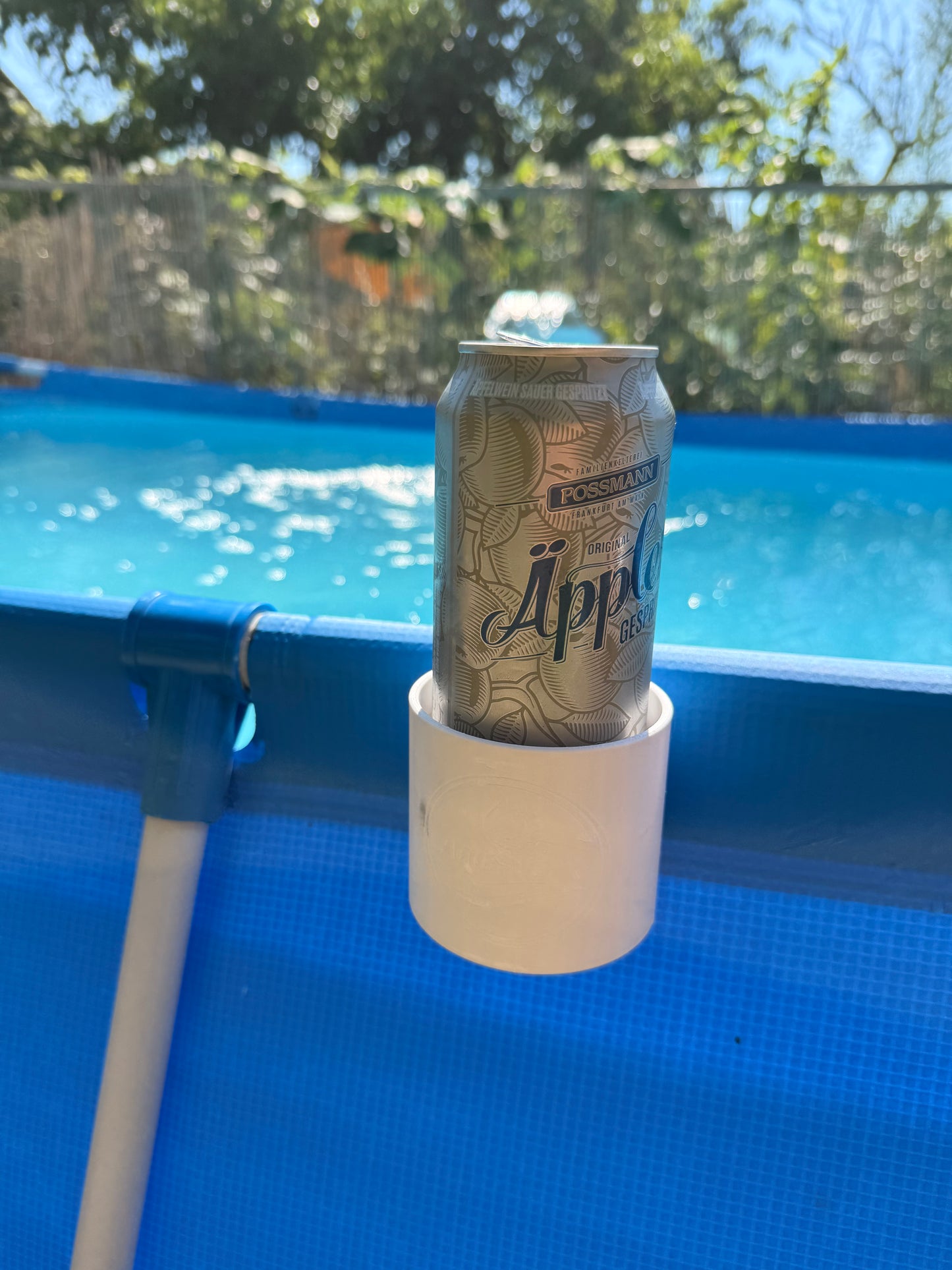 AquaWerk CanHold – Stabiler Dosen- & Flaschenhalter für Bestway & Intex Pools