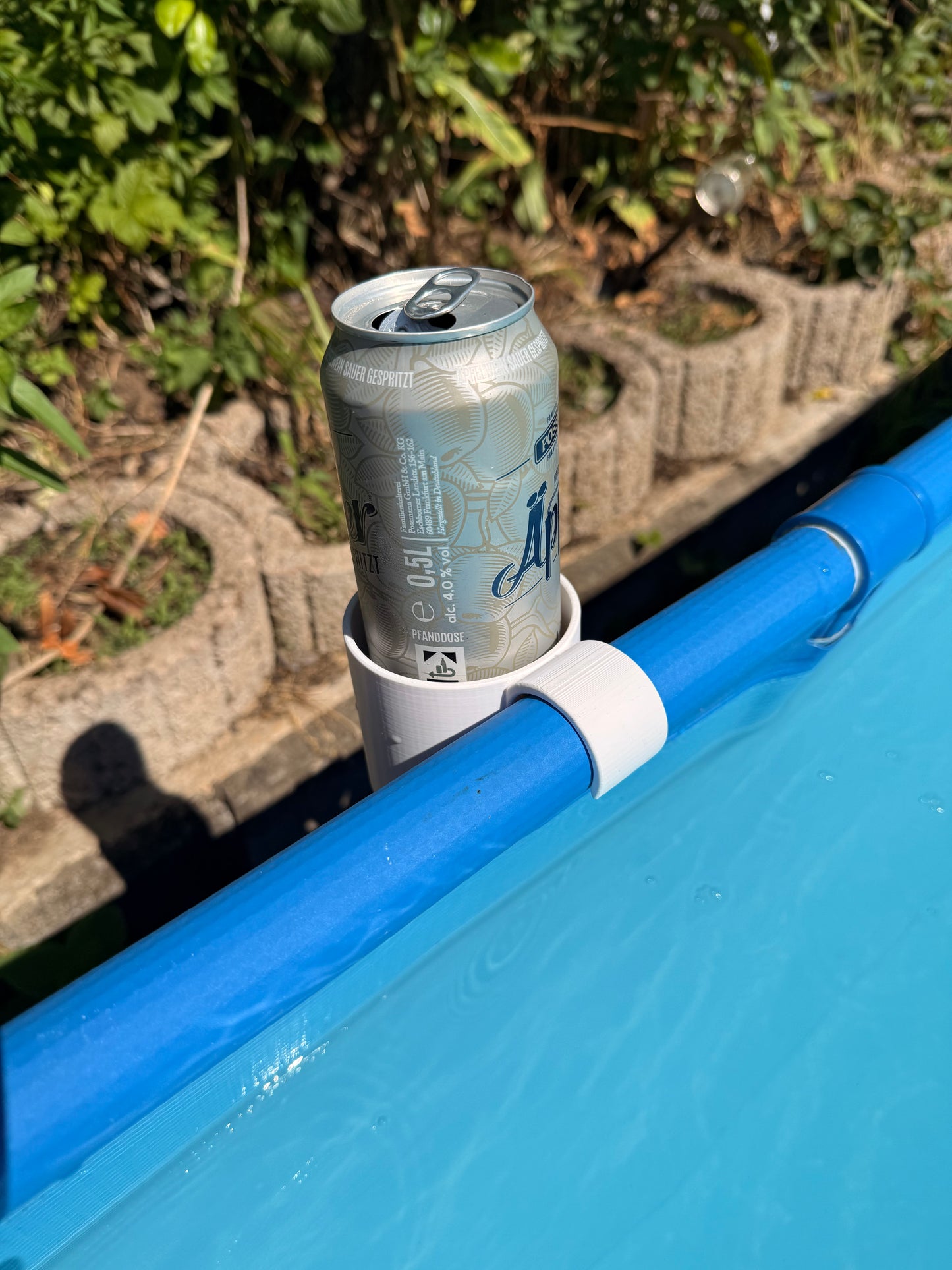 AquaWerk CanHold – Stabiler Dosen- & Flaschenhalter für Bestway & Intex Pools